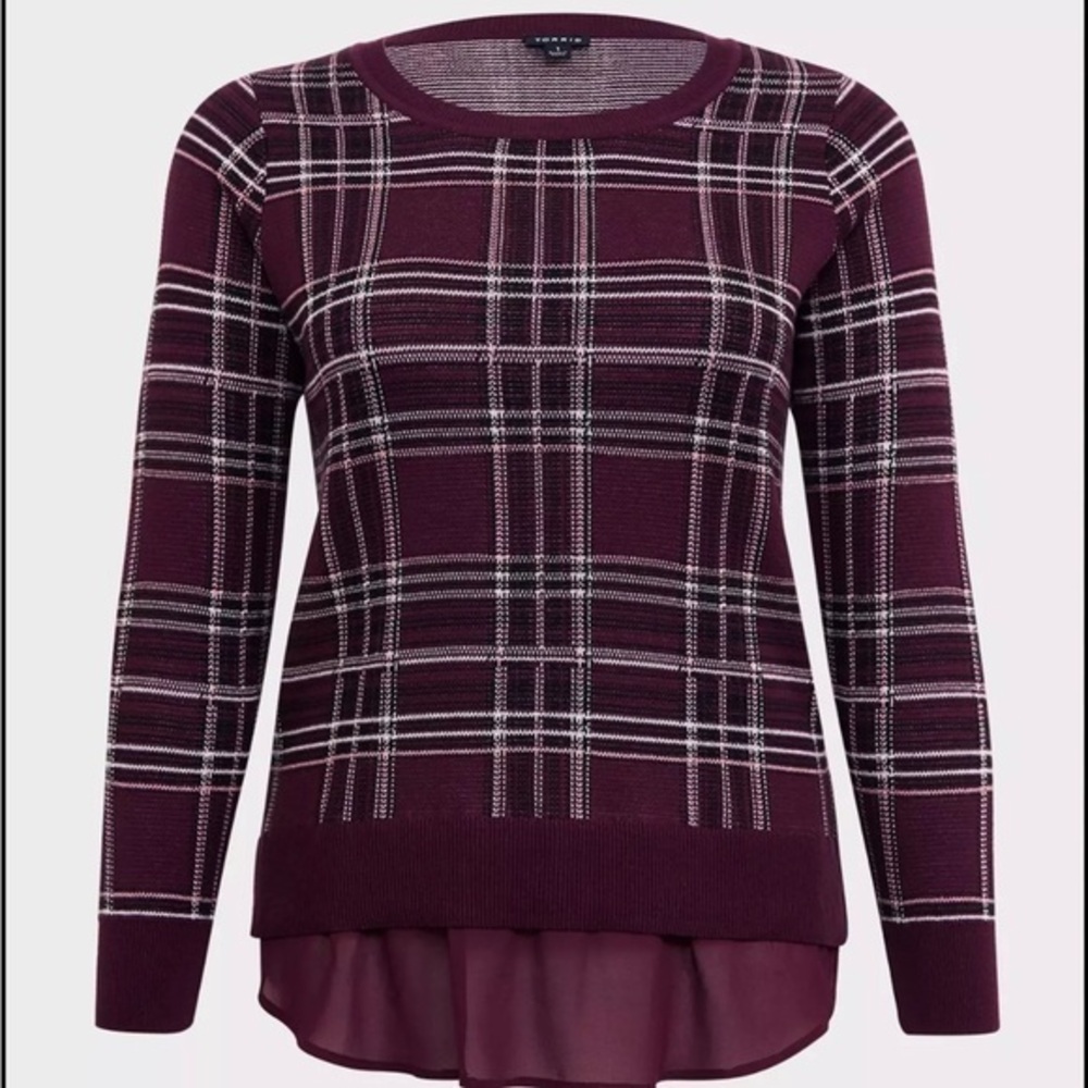 Torrid Plaid Sweater